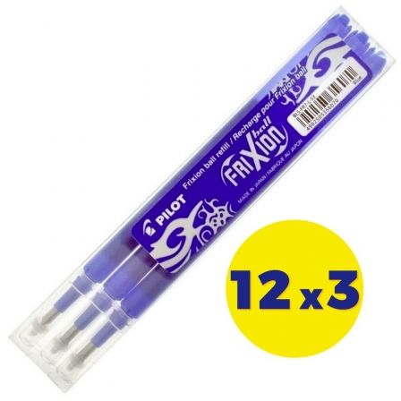 Pilot Recambio Bolígrafo Frixion Azul 0.7 mm (Pack de 36 unidades) Pilot Recambio Bolígrafo Frixion Azul 0.7 mm (Pack de 36 unidades)